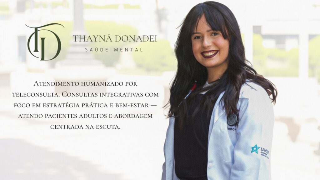 atendimento humanizado por teleconsulta. consultas integrativas com foco em estratégia prática e bem estar — atendo pacientes adultos e abordagem centrada na escuta.